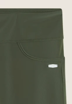 Freddy Leggings 7/8 in tessuto coated per un effetto pelle-Donna Leggings|Tutti I Pantaloni