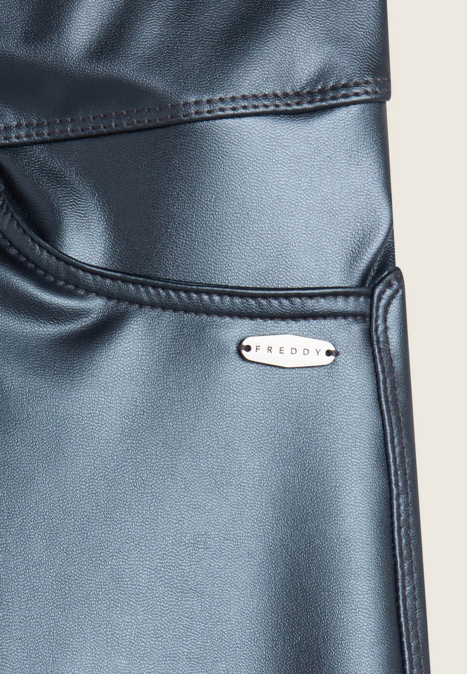 Freddy Leggings 7/8 in tessuto coated per un effetto pelle-Donna Leggings|Tutti I Pantaloni