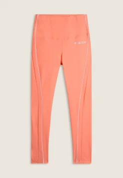 Freddy Leggings 7/8 Vita Alta con bordature a contrasto-Donna Padel|Pilates