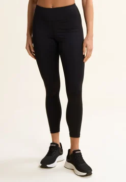 Freddy Leggings 7/8 vita alta con logo glitter sul fondo-Donna Padel|Pilates