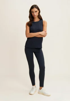 Freddy Leggings 7/8 vita alta in jersey con dettagli floreali-Donna Pilates|Ginnastica