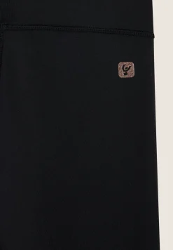 Freddy Leggings 7/8 vita alta in tessuto tecnico con logo floreale-Donna Padel|Pilates