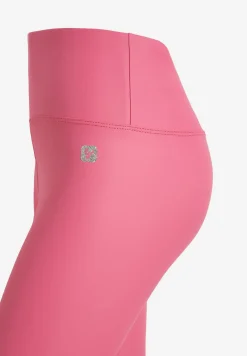 Freddy Leggings 7/8 vita alta in tessuto coated effetto pelle-Donna Pilates|Fitness