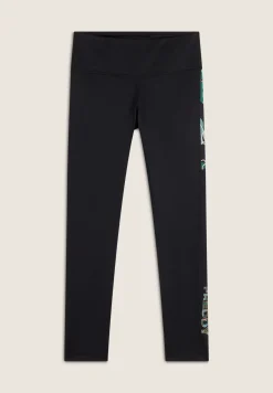 Freddy Leggings 7/8 vita alta in tessuto tecnico con banda floreale-Donna Padel|Pilates