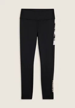 Freddy Leggings 7/8 vita alta in tessuto tecnico con banda floreale-Donna Padel|Pilates