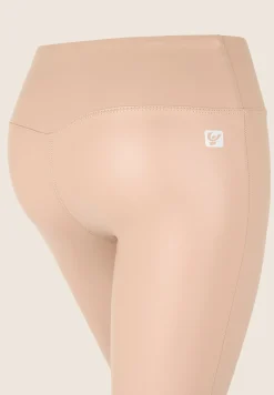 Freddy Leggings 7/8 vita regular effetto lucido con incrocio-Donna Pilates|Leggings
