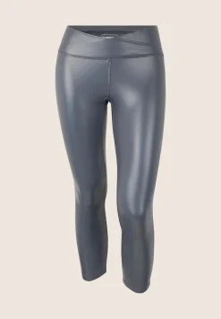Freddy Leggings 7/8 vita regular effetto lucido con incrocio-Donna Pilates|Leggings