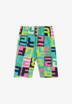 Freddy Leggings biker da bambina in jersey fantasia multicolore- Shorts