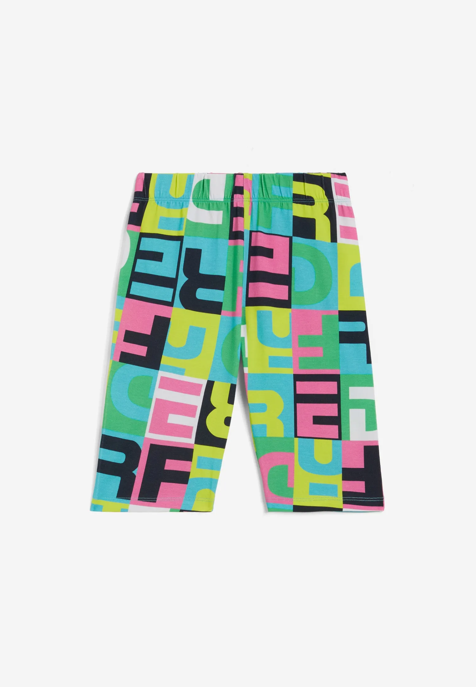 Freddy Leggings biker da bambina in jersey fantasia multicolore- Shorts