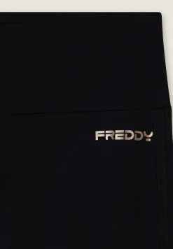 Freddy Leggings con bande logate e vita alta-Donna Pilates|Ginnastica