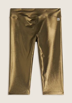 Freddy Leggings Corsari Vita Regular in Tessuto Tecnico Wet Effect-Donna Leggings