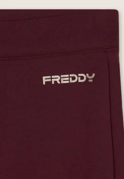 Freddy Leggings flare in felpa elasticizzata-Donna Pilates|Ginnastica