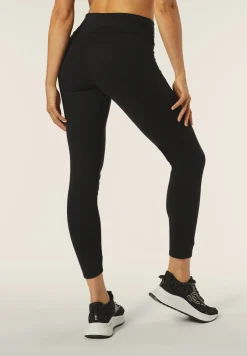 Freddy Leggings in felpa garzata con logo sul fianco-Donna Pilates|Ginnastica