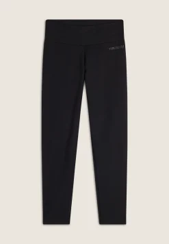 Freddy Leggings in felpa garzata con logo sul fianco-Donna Pilates|Ginnastica