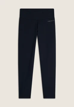 Freddy Leggings in felpa garzata con logo sul fianco-Donna Pilates|Ginnastica