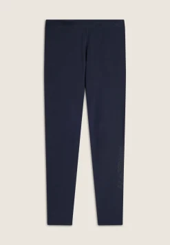 Freddy Leggings in jersey con logo floreale sul fondo-Donna Pilates|Ginnastica