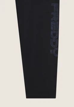 Freddy Leggings in jersey con logo floreale sul fondo-Donna Pilates|Ginnastica