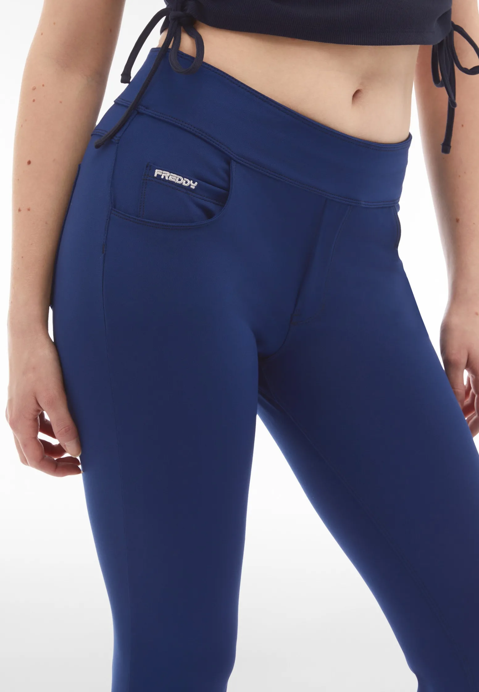 Freddy Leggings N.O.W.® superskinny vita media in tessuto tecnico-Donna Jeans E Pantaloni