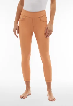 Freddy Leggings N.O.W.® superskinny vita media in similpelle-Donna Jeans E Pantaloni