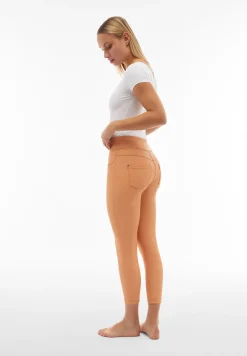 Freddy Leggings N.O.W.® superskinny vita media in similpelle-Donna Jeans E Pantaloni