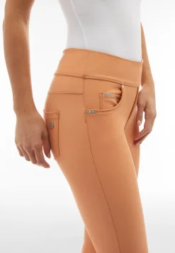 Freddy Leggings N.O.W.® superskinny vita media in similpelle-Donna Jeans E Pantaloni