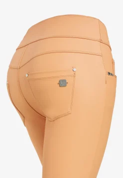 Freddy Leggings N.O.W.® superskinny vita media in similpelle-Donna Jeans E Pantaloni