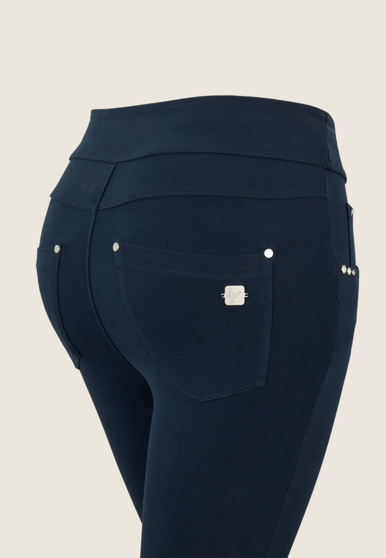 Freddy Leggings N.O.W.® superskinny vita media in jersey organic-Donna Jeans E Pantaloni