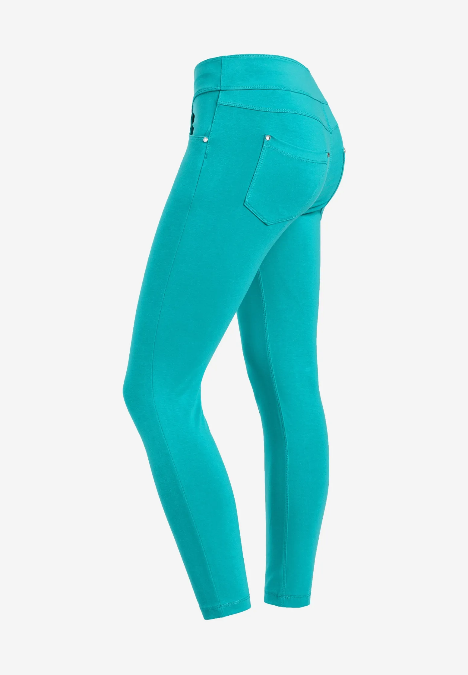 Freddy Leggings N.O.W.® superskinny vita media in jersey organic-Donna Jeans E Pantaloni
