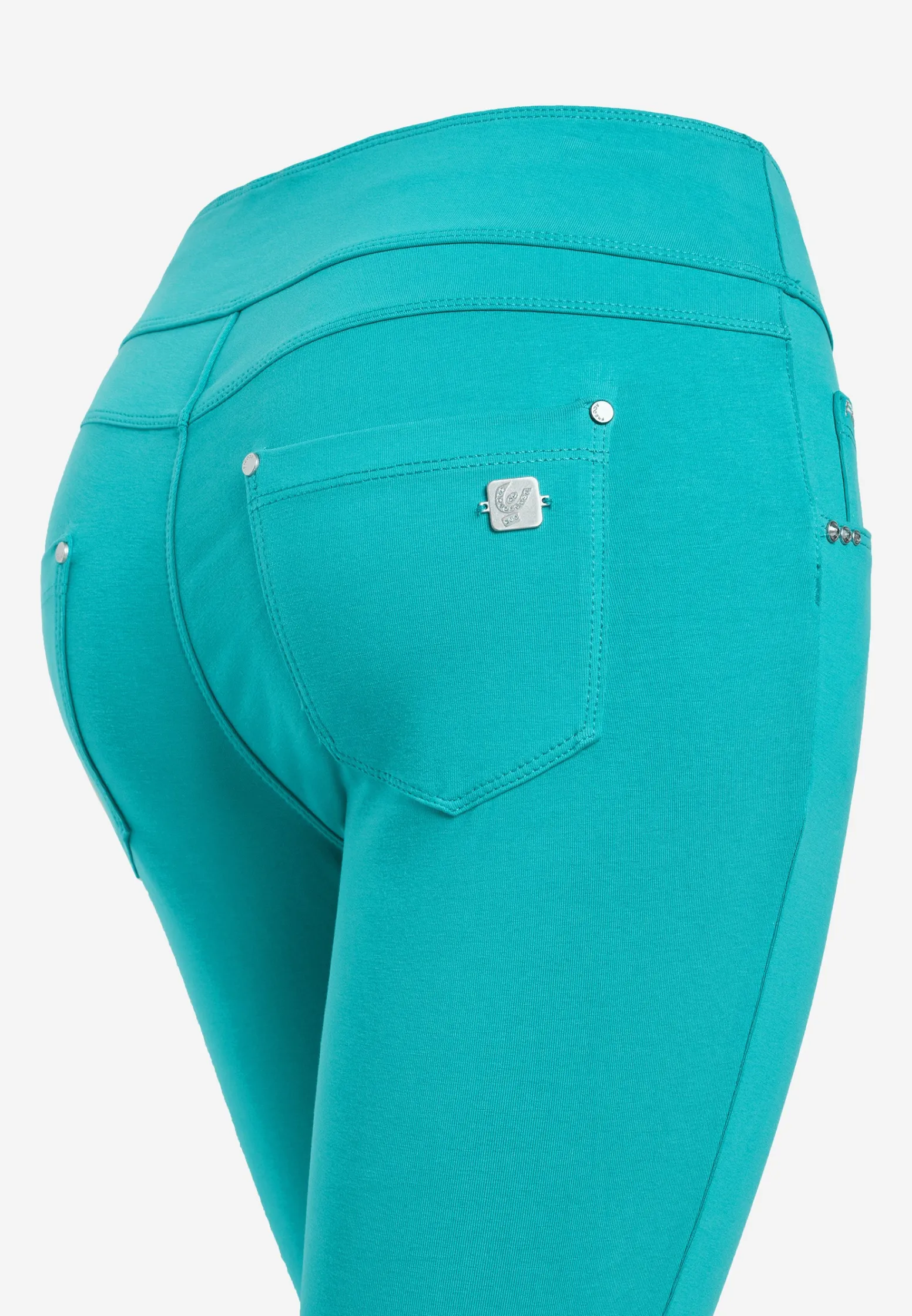 Freddy Leggings N.O.W.® superskinny vita media in jersey organic-Donna Jeans E Pantaloni