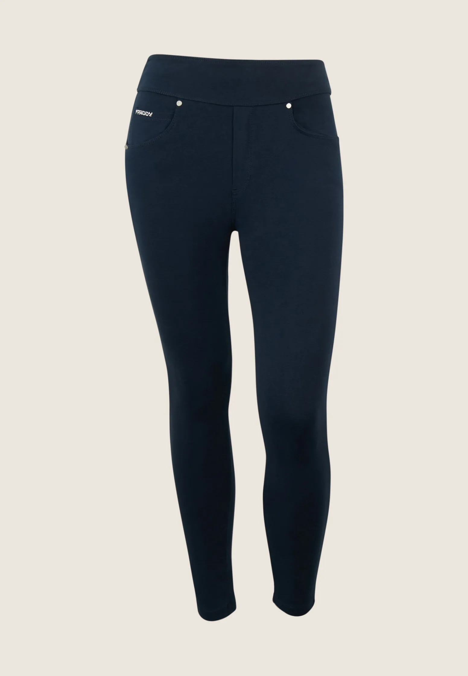 Freddy Leggings N.O.W.® superskinny vita media in jersey organic-Donna Jeans E Pantaloni