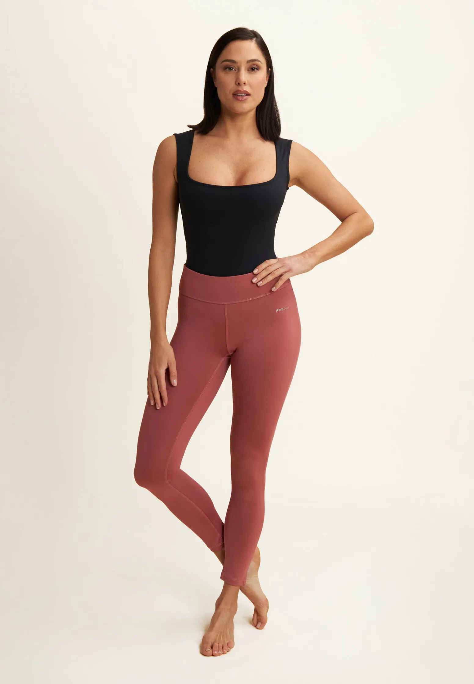 Freddy Leggings N.O.W. vita media 7/8 in tessuto tecnico D.I.W.O.-Donna Jeans E Pantaloni