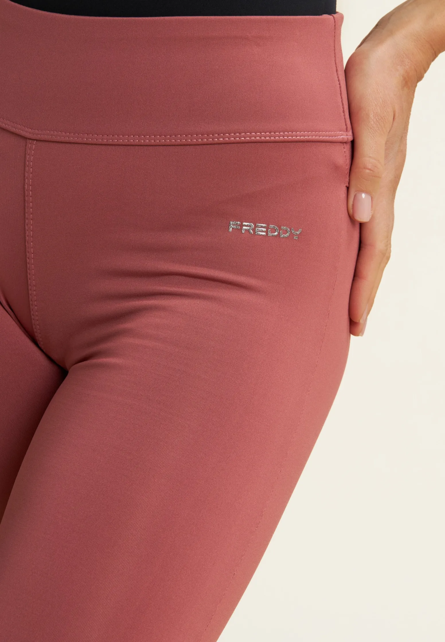 Freddy Leggings N.O.W. vita media 7/8 in tessuto tecnico D.I.W.O.-Donna Jeans E Pantaloni