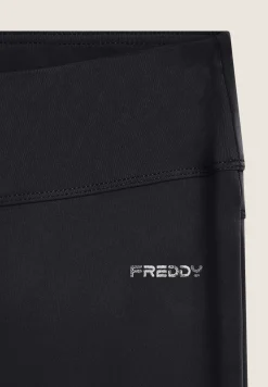 Freddy Leggings N.O.W. vita media 7/8 in tessuto tecnico D.I.W.O. Nylon-Donna Jeans E Pantaloni