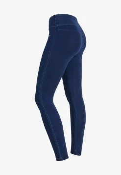 Freddy Leggings N.O.W.® vita media jersey effetto denim sostenibile-Donna Jeans E Pantaloni