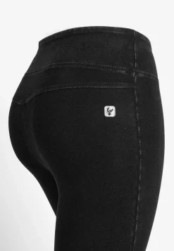 Freddy Leggings N.O.W.® vita media jersey effetto denim sostenibile-Donna Jeans E Pantaloni