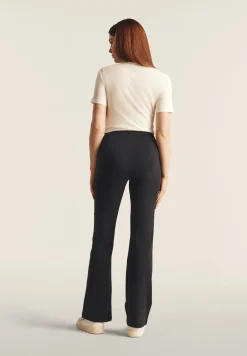 Freddy Leggings regular fit in jersey con fondo flare-Donna Padel|Pilates