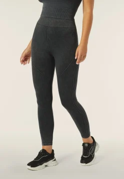 Freddy Leggings seamless effetto denim vita alta lunghezza 7/8-Donna Padel|Pilates