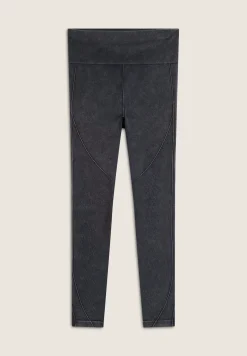 Freddy Leggings seamless effetto denim vita alta lunghezza 7/8-Donna Padel|Pilates