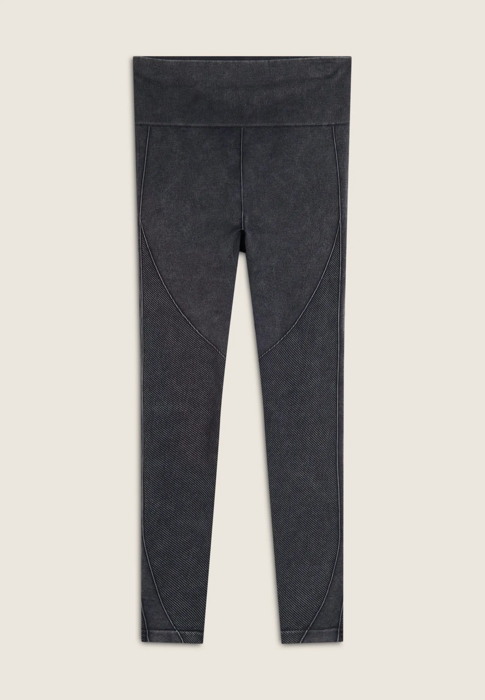 Freddy Leggings seamless effetto denim vita alta lunghezza 7/8-Donna Padel|Pilates