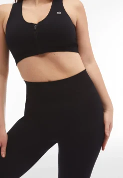 Freddy Leggings seamless vita alta in costina e lunghezza 7/8-Donna Fitness|Yoga