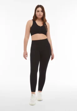 Freddy Leggings seamless vita alta in costina e lunghezza 7/8-Donna Fitness|Yoga