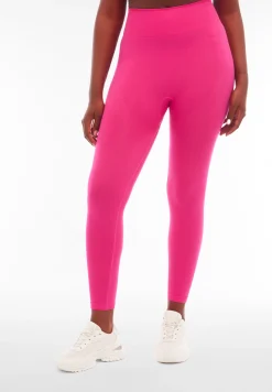 Freddy Leggings seamless vita alta 7/8 con dettagli in costina-Donna Padel|Pilates