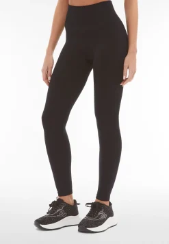 Freddy Leggings seamless vita alta 7/8 con dettagli in costina-Donna Padel|Pilates