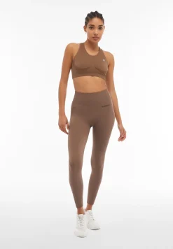 Freddy Leggings seamless vita alta 7/8 con dettagli in costina-Donna Padel|Pilates