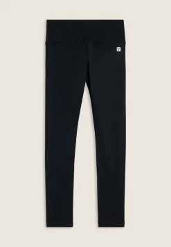 Freddy Leggings Sportivi 7/8 Total Black con Vita Alta-Donna Leggings
