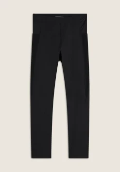 Freddy Leggings sportivi 7/8 vita alta con inserti in costina-Donna Padel|Pilates