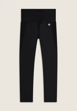 Freddy Leggings sportivi 7/8 vita alta con inserti in costina-Donna Padel|Pilates