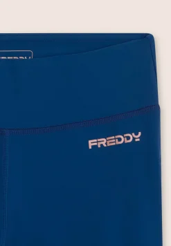 Freddy Leggings sportivi a zampa con vita alta e tasca interna-Donna Pilates|Fitness