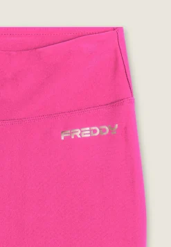 Freddy Leggings sportivi skinny 7/8 a vita alta con tasca interna-Donna Pilates|Fitness