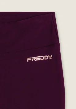 Freddy Leggings sportivi skinny 7/8 a vita alta con tasca interna-Donna Pilates|Fitness